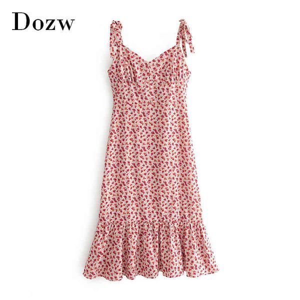 sweet spaghetti strap midi dress women summer floral print elegant ruffle dress sleeveless boho a line party dresses 210414, Black;gray
sweet spaghetti strap midi dress women summer floral print elegant ruffle dress sleeveless boho a line party dresses 210414, Black;gray