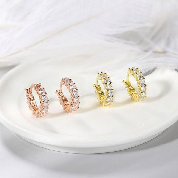 hoop & huggie 2021 fashion small twist circle piercing earrings zircon exquisite double row women's accessories jewelry gift, Golden;silver
hoop & huggie 2021 fashion small twist circle piercing earrings zircon exquisite double row women's accessories jewelry gift, Golden;silver