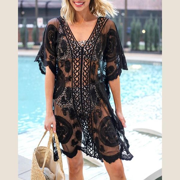summer lace croche women crochet bikini cover up floral white black bathing swimwear beach suit dress one-piece suits
summer lace croche women crochet bikini cover up floral white black bathing swimwear beach suit dress one-piece suits
