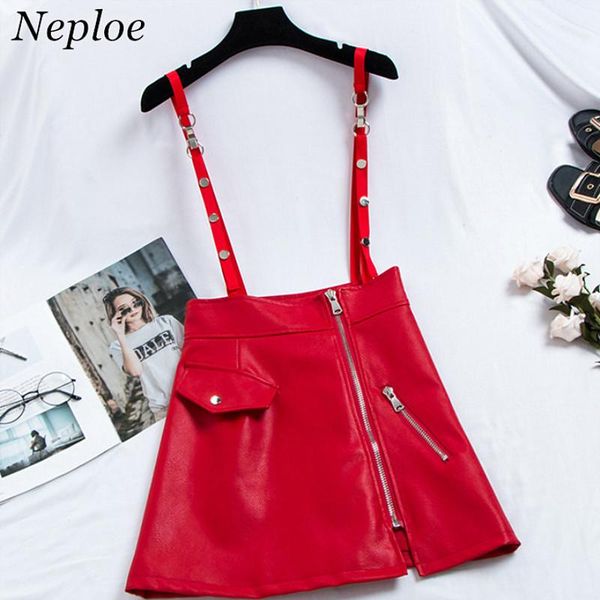 skirts neploe pu faux leather strap skirt rivets pocket zipper short cool jupe 2021 auttum fashion elegant women chic bottom 69225, Black
skirts neploe pu faux leather strap skirt rivets pocket zipper short cool jupe 2021 auttum fashion elegant women chic bottom 69225, Black