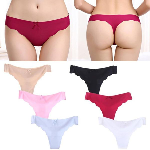 women's panties ice silk seamless thongs solid g-string low-waist pure cotton crotch one-piece traceless ladies lingerie, Black;pink
women's panties ice silk seamless thongs solid g-string low-waist pure cotton crotch one-piece traceless ladies lingerie, Black;pink