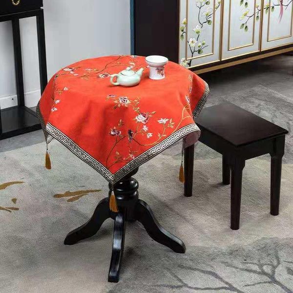 table cloth custom embroidery flower birds tea coffee round dust cover cotton linen living room home dining covering
table cloth custom embroidery flower birds tea coffee round dust cover cotton linen living room home dining covering