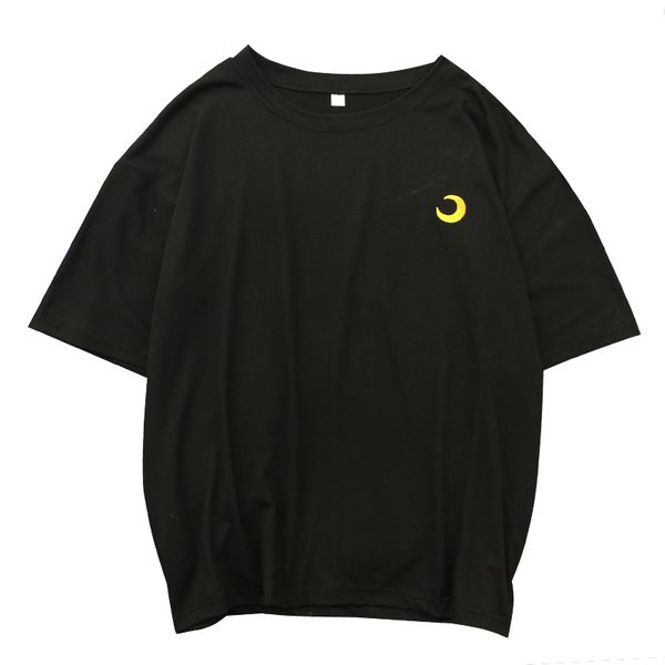 black white moon embroidery short sleeve o neck tees t shirt casual women female b0116 210514
black white moon embroidery short sleeve o neck tees t shirt casual women female b0116 210514