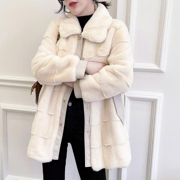 women's fur & faux fashion winter coat women clothing mink single-breasted mid-length plush jacket, Black
women's fur & faux fashion winter coat women clothing mink single-breasted mid-length plush jacket, Black