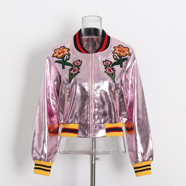 women's jackets brand fashion casual jacket luxury long-sleeved zipper pink embroidered motorcycle winter sweet, Black;brown
women's jackets brand fashion casual jacket luxury long-sleeved zipper pink embroidered motorcycle winter sweet, Black;brown