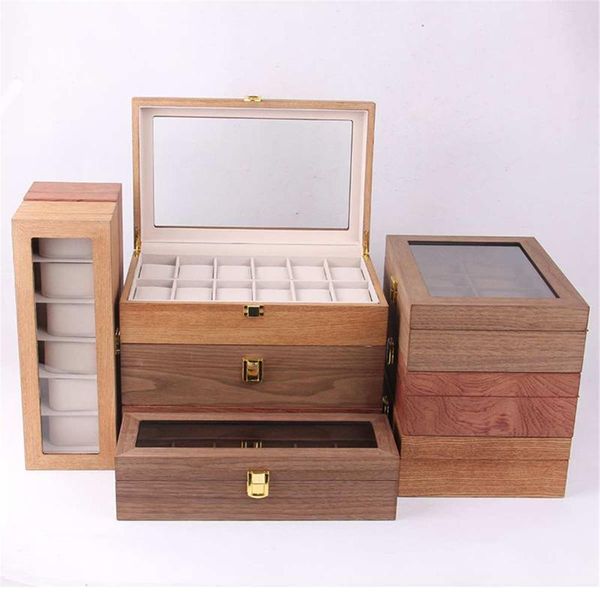 watch boxes & cases 6/10/12 grids retro red wooden display case durable packaging holder jewelry collection storage organizer box casket, Black;blue
watch boxes & cases 6/10/12 grids retro red wooden display case durable packaging holder jewelry collection storage organizer box casket, Black;blue