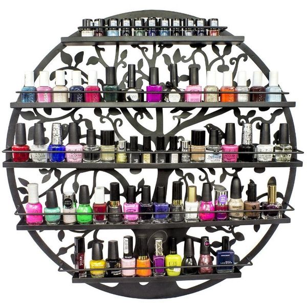 60*60cm hanging wrought iron circular art nail polish wall rack display stand cosmetics shelf makeup storage organizer holder hooks & rails
60*60cm hanging wrought iron circular art nail polish wall rack display stand cosmetics shelf makeup storage organizer holder hooks & rails