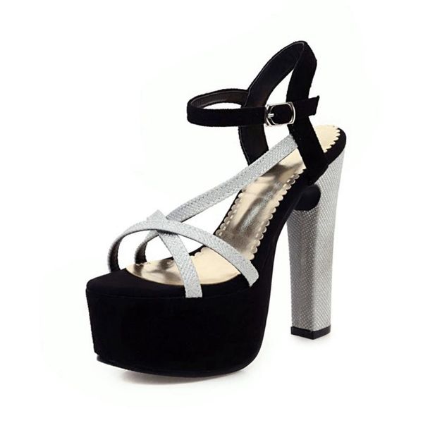 sandalias mujer 2021 women summer 14cm high heel peep toe thick bottom nightclub wedding party shoe big size 31-48 d-14 sandals, Black
sandalias mujer 2021 women summer 14cm high heel peep toe thick bottom nightclub wedding party shoe big size 31-48 d-14 sandals, Black