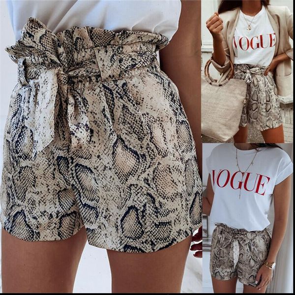 women shorts womens fashion summer high waist snake casual beach lady drop, White;black
women shorts womens fashion summer high waist snake casual beach lady drop, White;black