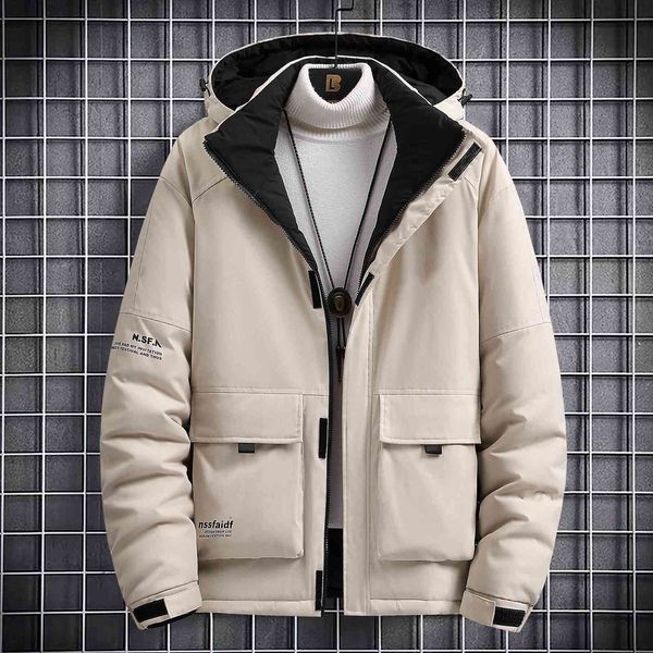 men's jackets mens down winter puffer jacket hooded thick coat designer sports parkas luxury men couples parka winters coats keep wali, Black;brown
