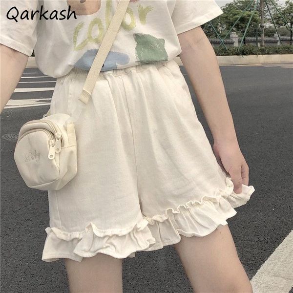 women's shorts women ruffles ins summer pure stylish elastic high waist cute girls chic korean college streetwear bottom student simple, White;black
women's shorts women ruffles ins summer pure stylish elastic high waist cute girls chic korean college streetwear bottom student simple, White;black