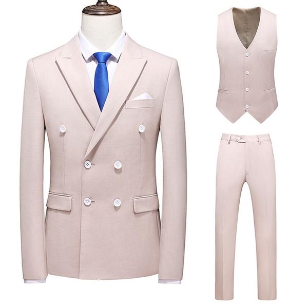 men's suits & blazers mogu 3 piece jacket+vest+pants men suit double-breasted large size m-6xl clothing prom groomsmen tuxedo, White;black
men's suits & blazers mogu 3 piece jacket+vest+pants men suit double-breasted large size m-6xl clothing prom groomsmen tuxedo, White;black