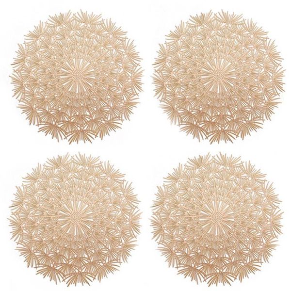 mats & pads 4pcs table place mat pressed dandelion round design dining for home wedding chrismas party supplies
mats & pads 4pcs table place mat pressed dandelion round design dining for home wedding chrismas party supplies