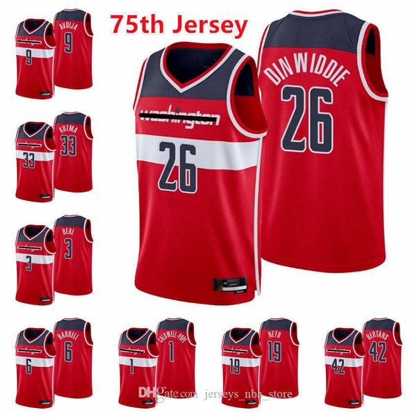 2021 2022 men basketball spencer dinwiddie 26 kyle kuzma 33 bradley beal harrell neto bertans corey kispert 75th red jerseys, Black;red
2021 2022 men basketball spencer dinwiddie 26 kyle kuzma 33 bradley beal harrell neto bertans corey kispert 75th red jerseys, Black;red