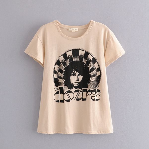 women's t-shirt women cotton t shirts beige front rear print tee shirt fashion spring summer casual t-shirts streetwear tees, White
women's t-shirt women cotton t shirts beige front rear print tee shirt fashion spring summer casual t-shirts streetwear tees, White