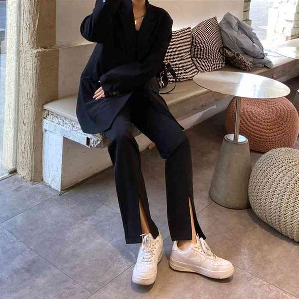 vintage long flare pants women korean streetwear high waist trousers lady casual front split bell bottom long pant, Black;white
vintage long flare pants women korean streetwear high waist trousers lady casual front split bell bottom long pant, Black;white