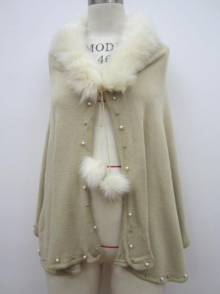 scarves sanofi fashion design cloak warm shawl womens autumn faux fur cape, Blue;gray
scarves sanofi fashion design cloak warm shawl womens autumn faux fur cape, Blue;gray