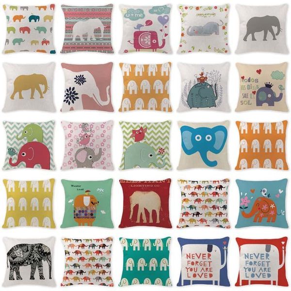 fashion cushion covers cartoon elephant coussin lounge square cotton linen decorations cute animal printing cover pillow cushion/decorative
fashion cushion covers cartoon elephant coussin lounge square cotton linen decorations cute animal printing cover pillow cushion/decorative