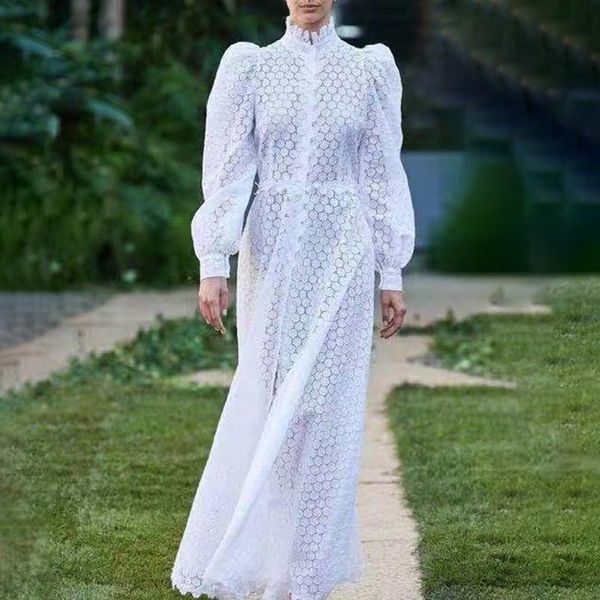 casual dresses white dot lace women's turtleneck lantern long sleeve high waist dress female 2021 fashion clothing, Black;gray
casual dresses white dot lace women's turtleneck lantern long sleeve high waist dress female 2021 fashion clothing, Black;gray