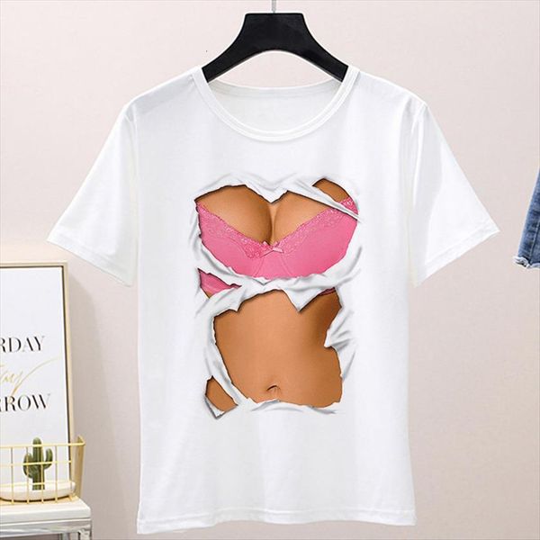 summer fashion spoof personality chest women t shirts print casual short sleeved harajuku clothing, White
summer fashion spoof personality chest women t shirts print casual short sleeved harajuku clothing, White