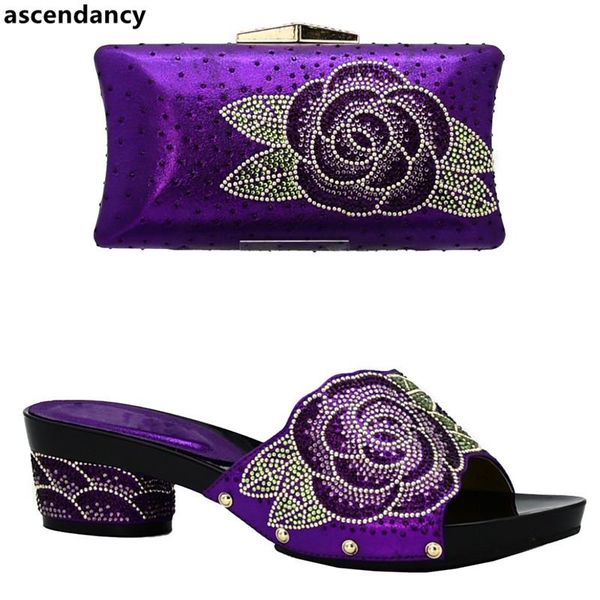 dress shoes latest design italian shoe and bag set for party in women african woen decorated with rhinestone, Black
dress shoes latest design italian shoe and bag set for party in women african woen decorated with rhinestone, Black