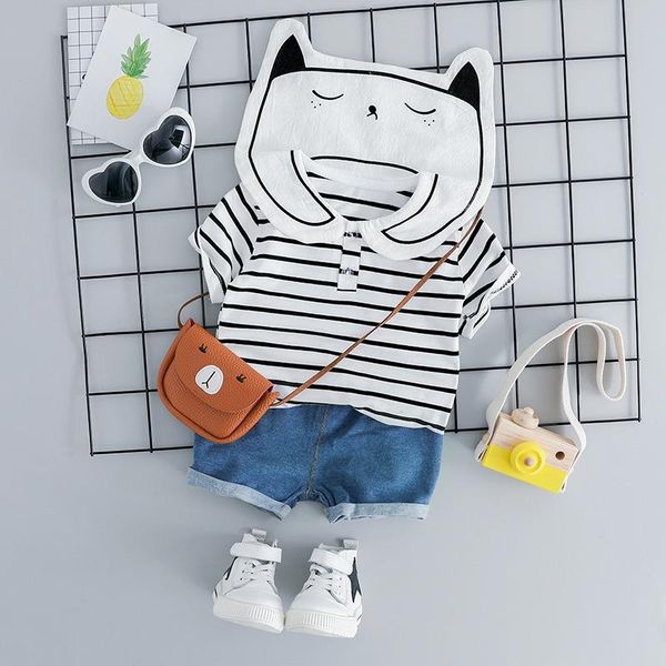 clothing sets 2pcs baby boy girl set cat tshirt+shorts toddler kids summer outfit (no bag), White
clothing sets 2pcs baby boy girl set cat tshirt+shorts toddler kids summer outfit (no bag), White
