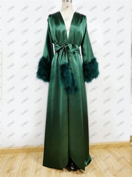 elegant long silk satin feather evening dresses sleeves v neck robe self tie bathrobe aline formal party gowns women's sleepwear, Black;red
elegant long silk satin feather evening dresses sleeves v neck robe self tie bathrobe aline formal party gowns women's sleepwear, Black;red