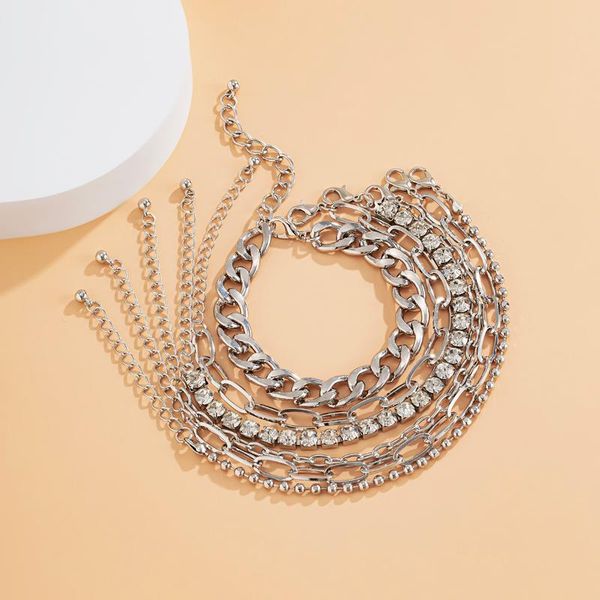 link, chain layered iced out rhinestone bracelet for women fashion charms shiny beads bangle set punk hand jewelry 2021, Black
link, chain layered iced out rhinestone bracelet for women fashion charms shiny beads bangle set punk hand jewelry 2021, Black