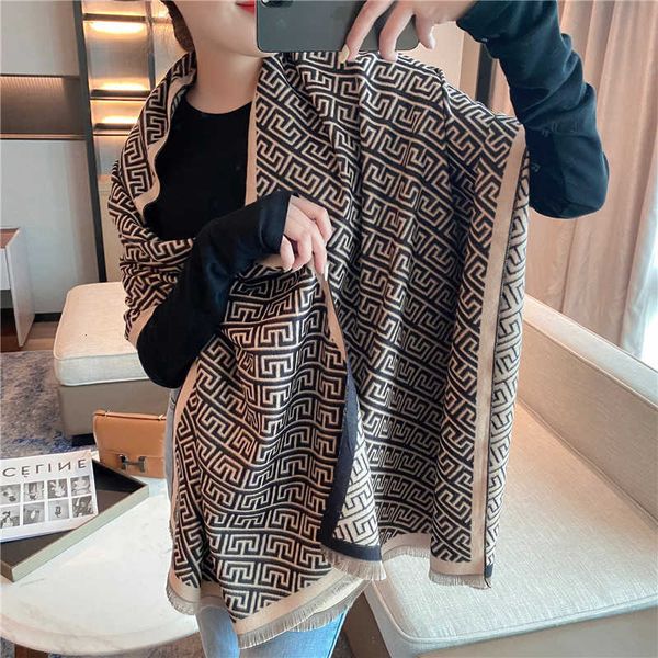 korean imitation cashmere scarf 2021 winter fashion early autumn decoration warm student bib long shawl female, Blue;gray
korean imitation cashmere scarf 2021 winter fashion early autumn decoration warm student bib long shawl female, Blue;gray