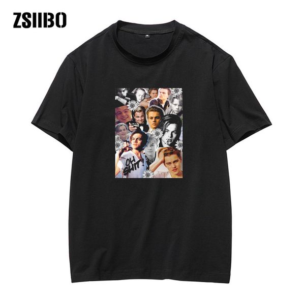 unique classic male short fashion t shirt leonardo dicaprio casual woman's t-shirt crew neck friend shirts streetwear hip hop, White;black
unique classic male short fashion t shirt leonardo dicaprio casual woman's t-shirt crew neck friend shirts streetwear hip hop, White;black