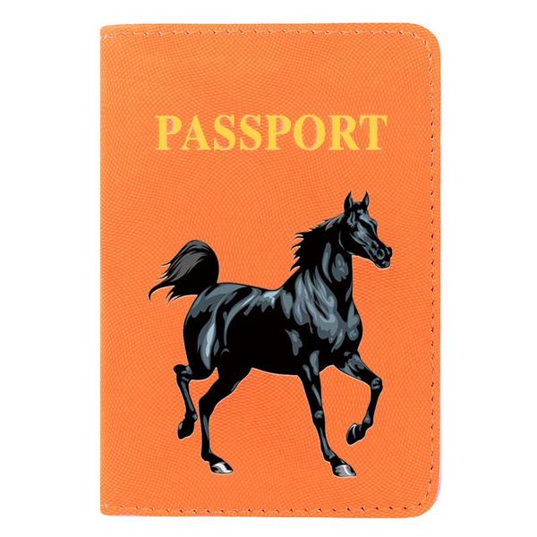 card holders cool black horse design passport cover pu leather travel id holder pocket wallet bags, Brown;gray
card holders cool black horse design passport cover pu leather travel id holder pocket wallet bags, Brown;gray