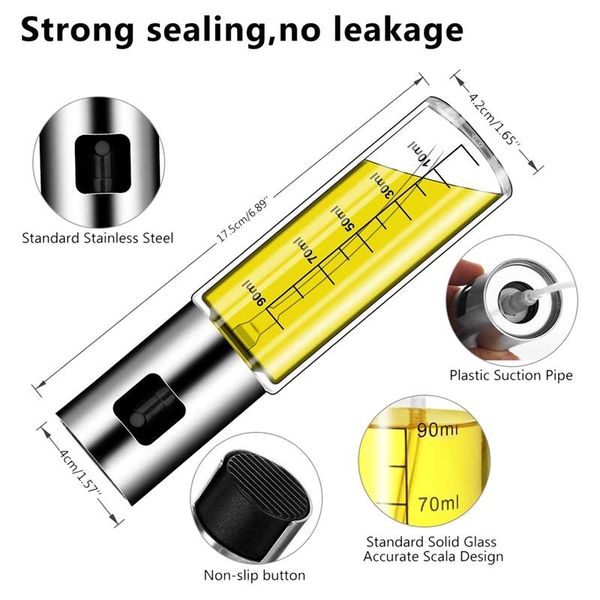 storage bottles & jars oil sprayer for cooking,oil and vinegar dispenser set with glass bottle stainless steel,air fryer,bbq,making salad,ba
storage bottles & jars oil sprayer for cooking,oil and vinegar dispenser set with glass bottle stainless steel,air fryer,bbq,making salad,ba
