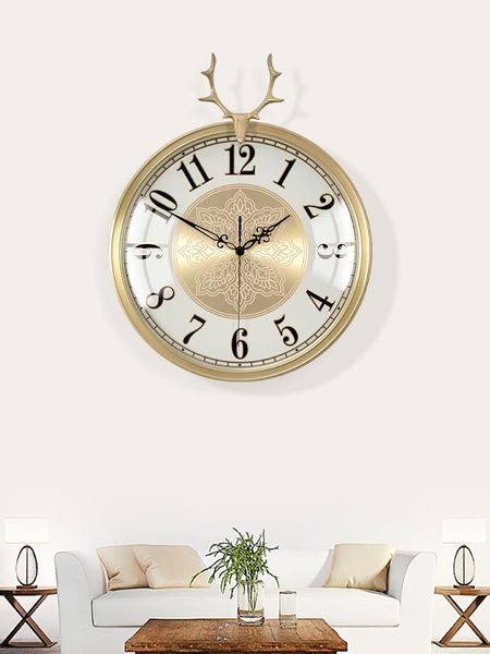 wall clocks luxury european clock deer golden color copper modern design black digital horloge murale home decoration
wall clocks luxury european clock deer golden color copper modern design black digital horloge murale home decoration