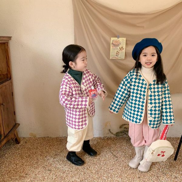 jackets 2021 arrival girls boys plaid thicken coat winter fashion jacket kids clothes 2-7 years, Blue;gray
jackets 2021 arrival girls boys plaid thicken coat winter fashion jacket kids clothes 2-7 years, Blue;gray