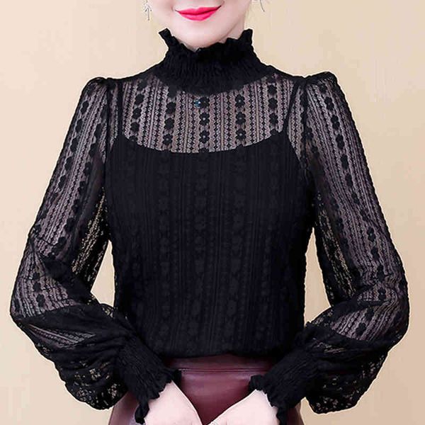 fashion woman blouses long sleeve blouse women female turtleneck hollow lace blouse shirt women clothes blusas c945 210426, White
fashion woman blouses long sleeve blouse women female turtleneck hollow lace blouse shirt women clothes blusas c945 210426, White