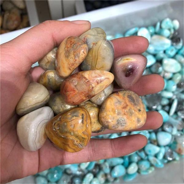 natural bulk quartz crazy onyx tumbled crystals stone for feng shui decorative objects & figurines
natural bulk quartz crazy onyx tumbled crystals stone for feng shui decorative objects & figurines