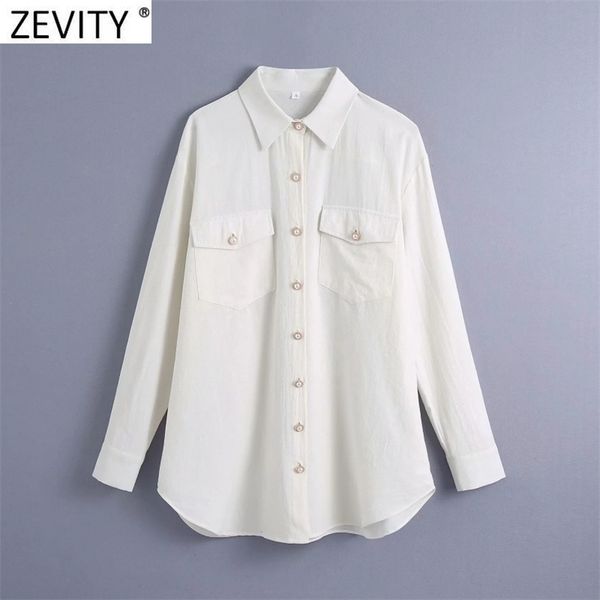 spring women vintage double pockets pearl buttons smock blouse office ladies breasted shirts chic blusas ls7509 210420, White
spring women vintage double pockets pearl buttons smock blouse office ladies breasted shirts chic blusas ls7509 210420, White