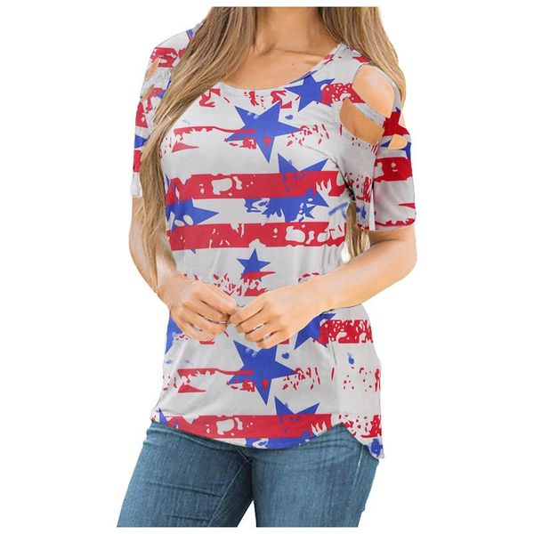 women's t-shirt women independence day printed crew neck plus size loose long t-shirts comfortable summer japanese daily breathable, White
women's t-shirt women independence day printed crew neck plus size loose long t-shirts comfortable summer japanese daily breathable, White