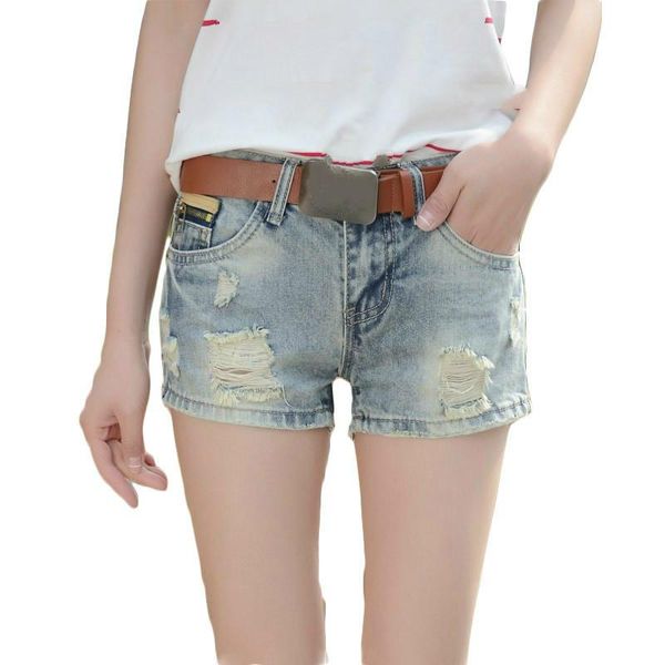 women's shorts ripped vintage hole washed denim korean women casual jeans 2021 summer girl, White;black
women's shorts ripped vintage hole washed denim korean women casual jeans 2021 summer girl, White;black