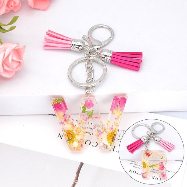 keychains trendy dried daisy flower letter alphabet keychain for women's cute resin words key chains pink tassel pendent charms accesso, Silver
keychains trendy dried daisy flower letter alphabet keychain for women's cute resin words key chains pink tassel pendent charms accesso, Silver