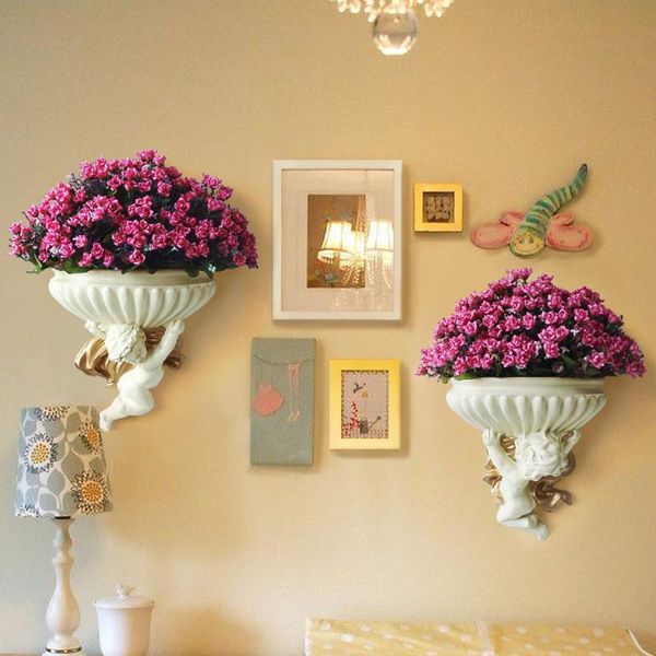 european angel resin wall hanging vase flowerpot basket modern luxury art flower pots living room decoration household vases
european angel resin wall hanging vase flowerpot basket modern luxury art flower pots living room decoration household vases