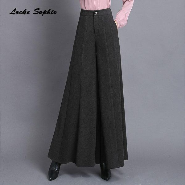 women's pants & capris 1pcs high waist women plus size wide leg trousers 2021 winter cotton blend splicing ladies skinny skirts, Black;white
women's pants & capris 1pcs high waist women plus size wide leg trousers 2021 winter cotton blend splicing ladies skinny skirts, Black;white