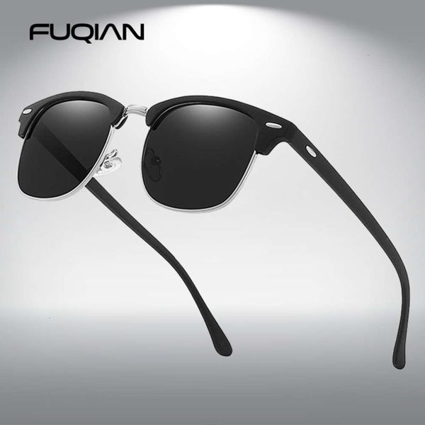 fuqian classic polarized men retro square bells sunglasses women men's riding glasses uv400, Black
fuqian classic polarized men retro square bells sunglasses women men's riding glasses uv400, Black