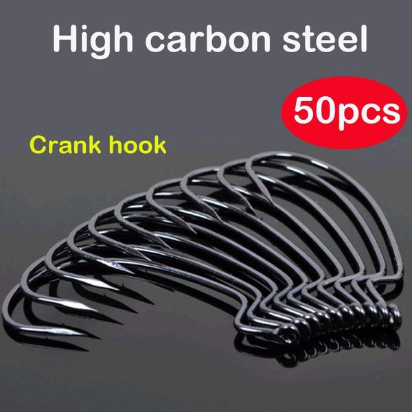 pcs fishing hooks crank hook wide belly group lua soft bait mackerel groupworm grappling