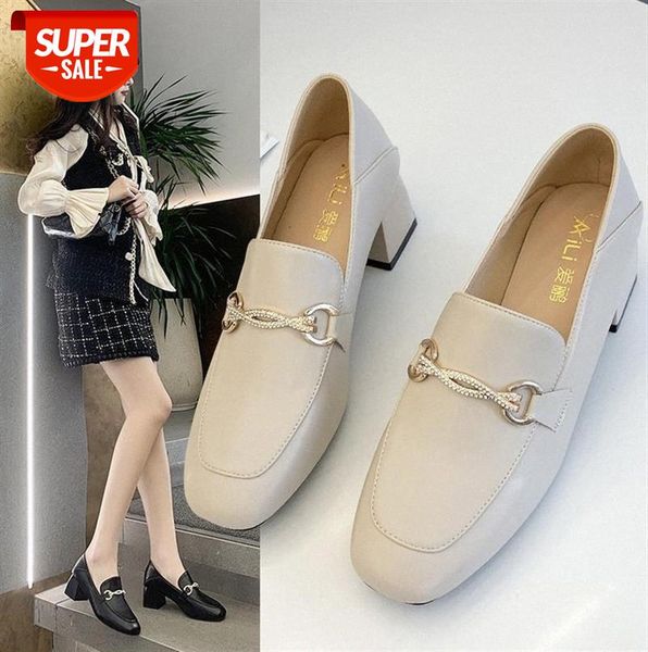 amano high-heeled shoes women's square toe british style small leather black thick heel loafers #sr5f
amano high-heeled shoes women's square toe british style small leather black thick heel loafers #sr5f