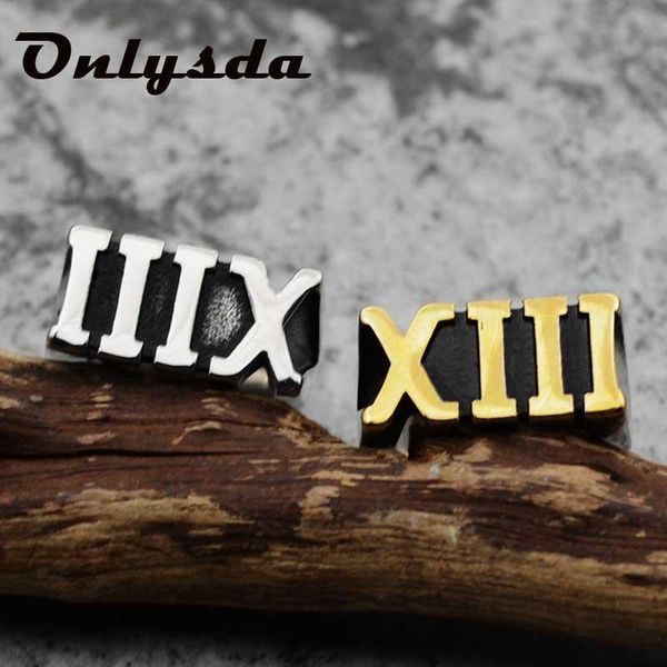 onlysda roman numeral xiii lucky 13 ring 316l stainless steel men boys selling cool biker osr146 cluster rings, Golden;silver
onlysda roman numeral xiii lucky 13 ring 316l stainless steel men boys selling cool biker osr146 cluster rings, Golden;silver