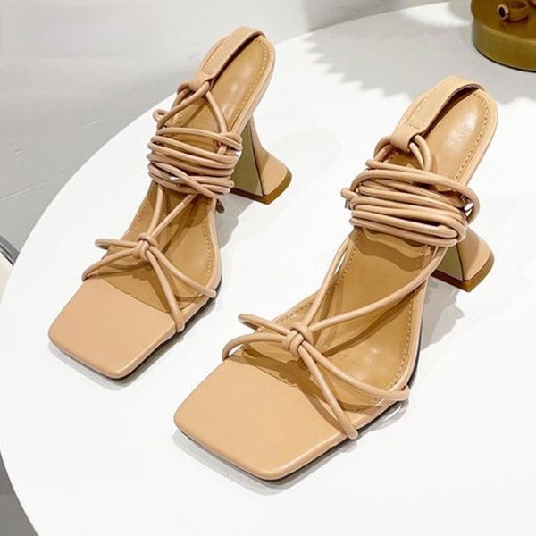 summer women sandals pu leather ankle strap thin square heel party lace up front rear straps gladiator style open toe spool heels sandal lad, Black
summer women sandals pu leather ankle strap thin square heel party lace up front rear straps gladiator style open toe spool heels sandal lad, Black
