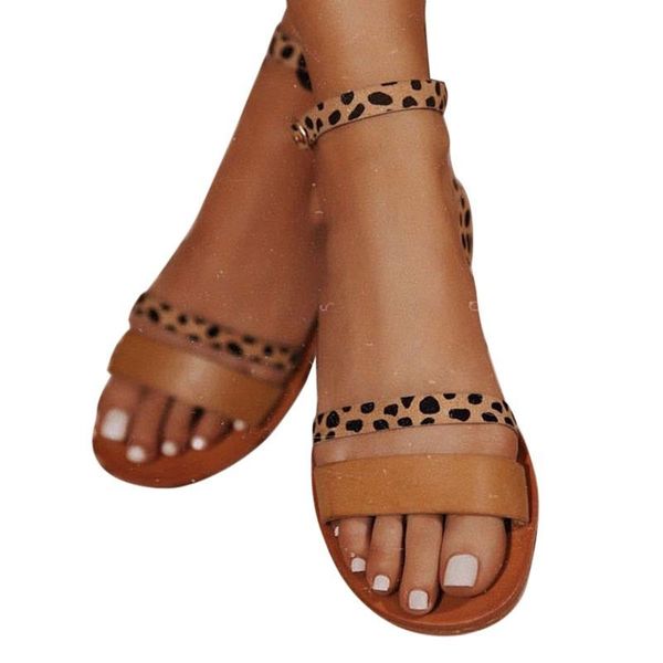 sandals 2021sandals for woman leopard print ladies flat slippers summer narrow band women's buckle flat-bottomed beach, Black
sandals 2021sandals for woman leopard print ladies flat slippers summer narrow band women's buckle flat-bottomed beach, Black