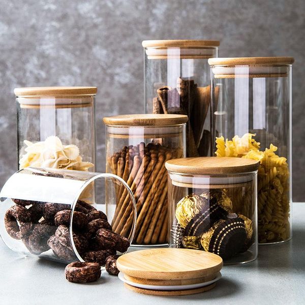 storage container box household glass kitchen organizer miscellaneous bamboo cover high borosilicate sealed bottles & jars
storage container box household glass kitchen organizer miscellaneous bamboo cover high borosilicate sealed bottles & jars