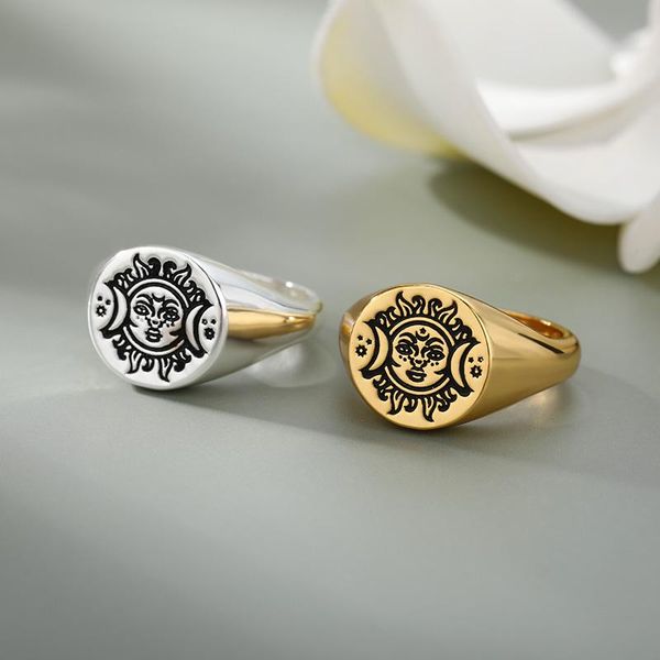wedding rings tarot moon sun couple for women men gold sunflower face finger ring aesthetic birthday jewelry gift 2021 bff anillos bague, Slivery;golden
wedding rings tarot moon sun couple for women men gold sunflower face finger ring aesthetic birthday jewelry gift 2021 bff anillos bague, Slivery;golden